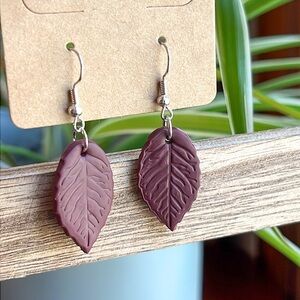 Fall Leaf Dangle Earrings